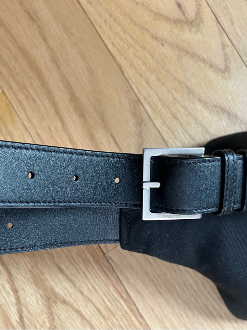 ✨ CASSANDRE CLASSIC CROSSBODY BAG IN CANVAS AND LEATHER ✨ - Picture 7 of 9